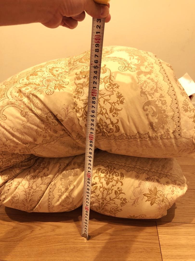 東京西川 超長綿100% ハンガリー産マザーグースダウン93% 1.2k 一層