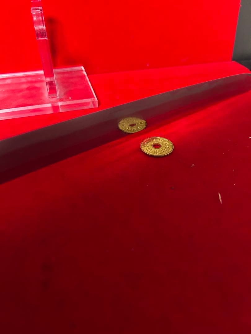 01564 包丁　マグロ包丁　先丸型　両刃　研師仕上げ　刃文綺麗　鞘付　未使用品