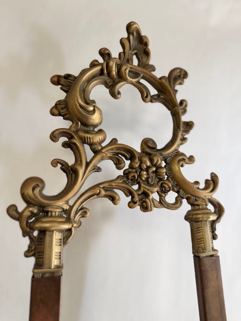 W 真鍮製 アンティーク調 大型イーゼル クラシック エレガント 高さ120㎝