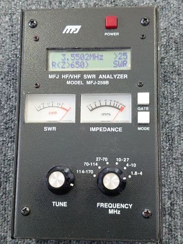 MFJ-259B HF/VHF アンテナアナライザー