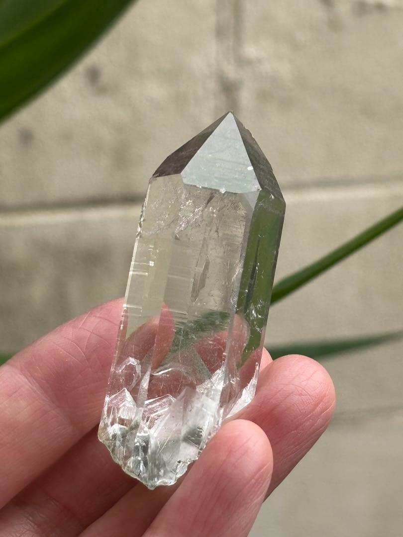 インド　マニハール水晶　グリーンファントム　50g 超透明　トップクオリティ