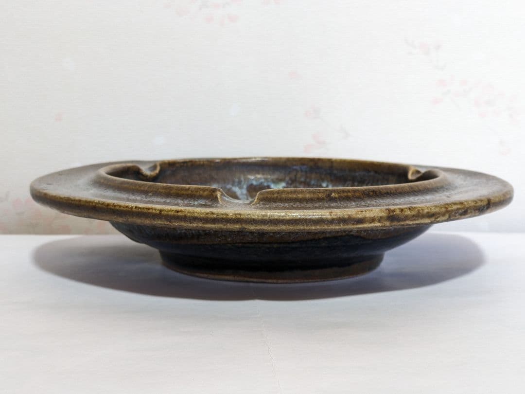 ♦民藝 益子焼 用の美 絶品！灰皿 水盤 花器 コレクション 骨董品アンティーク