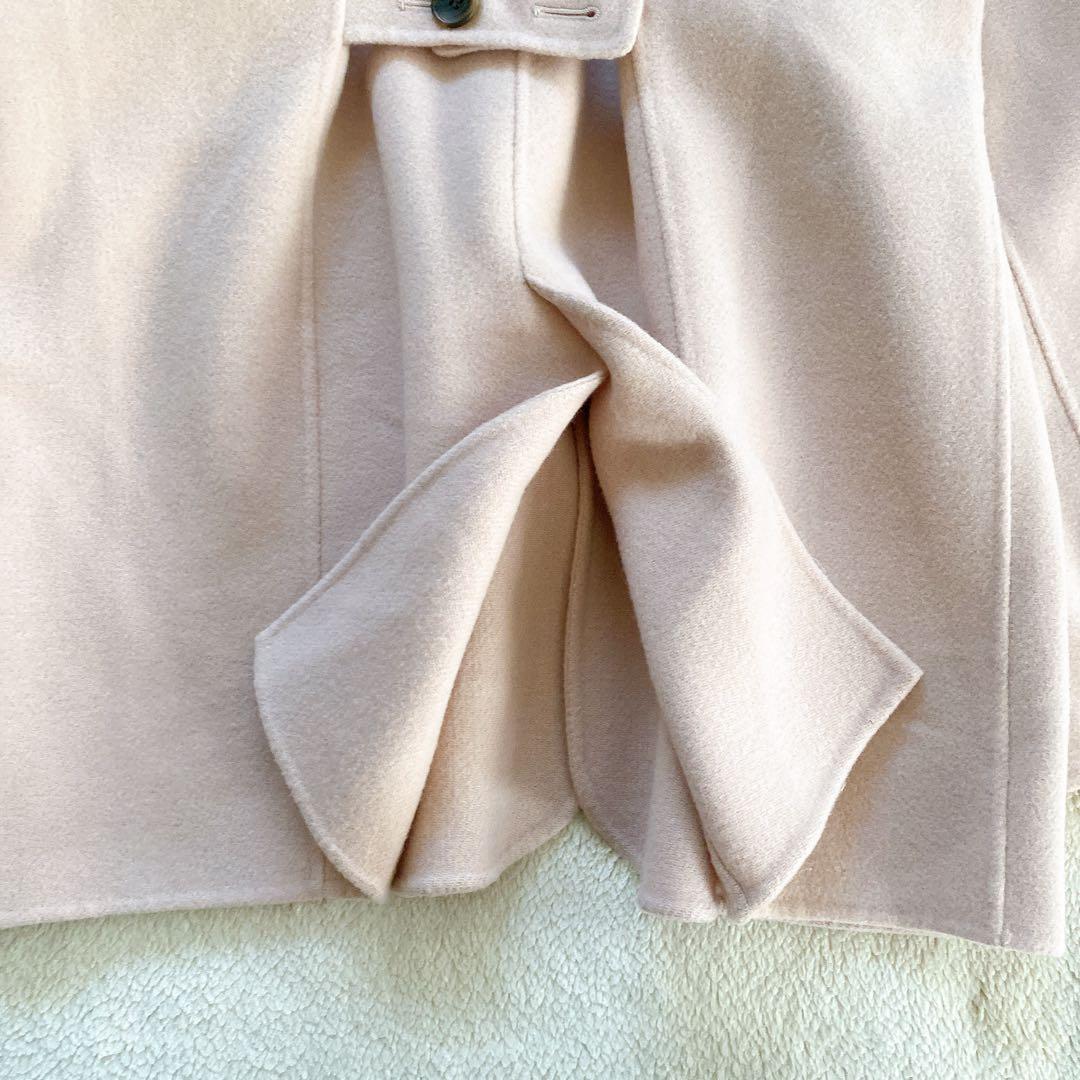 【ETRE TOKYO】美品　エトレトウキョウ　ピンク　ウールラバージャケット