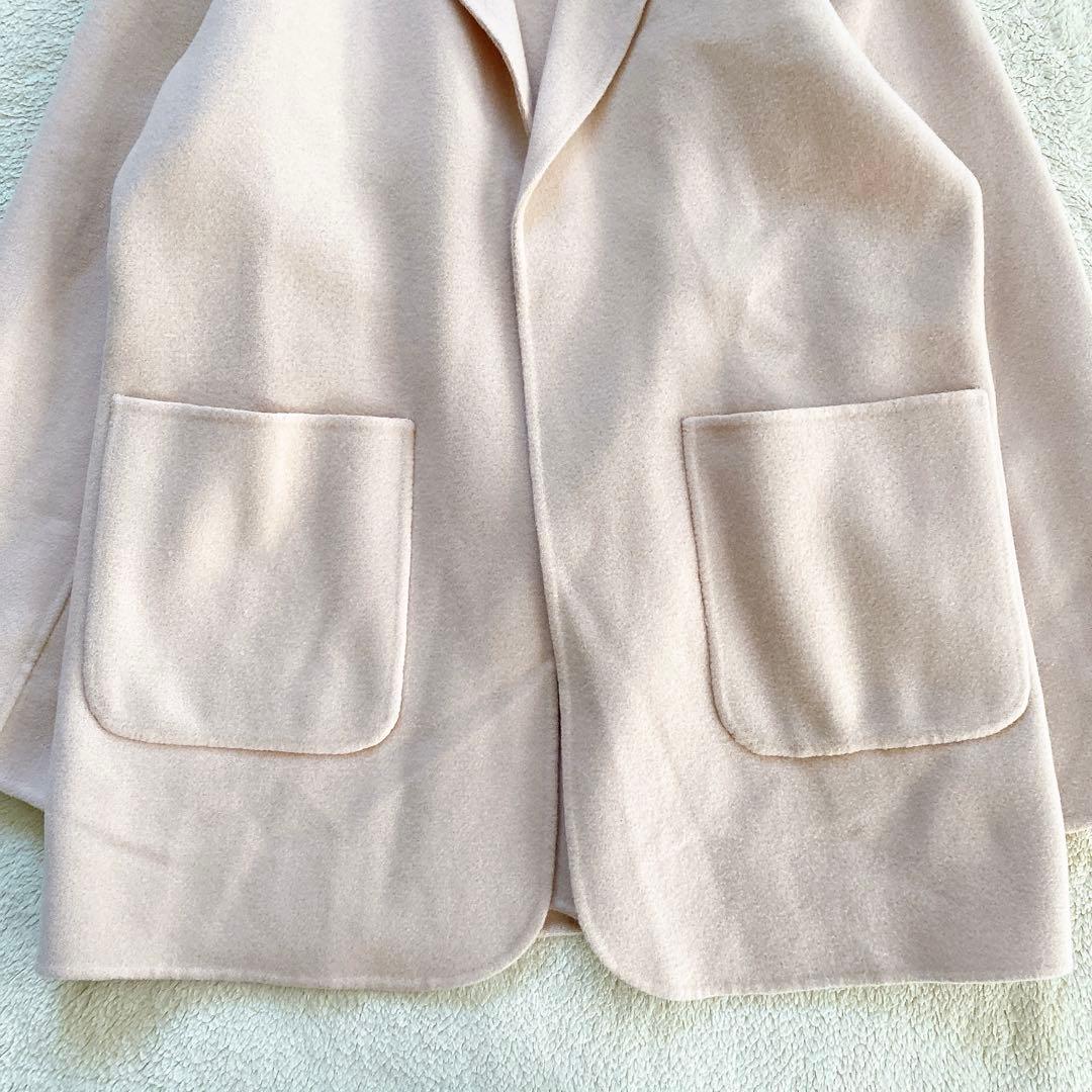 【ETRE TOKYO】美品　エトレトウキョウ　ピンク　ウールラバージャケット