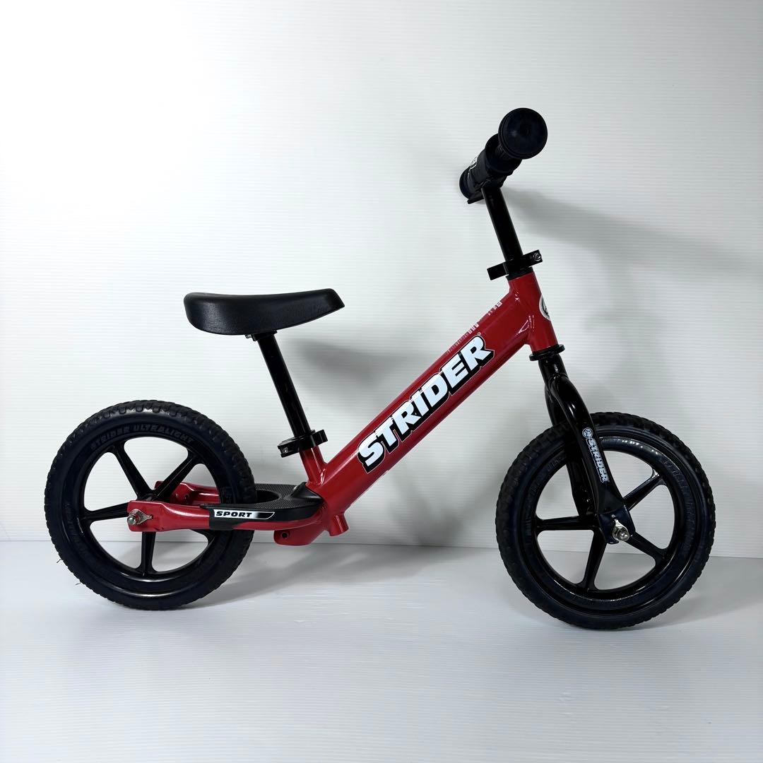 極美品☆STRIDER SPORT バランスバイク ペダル無し レッド 赤