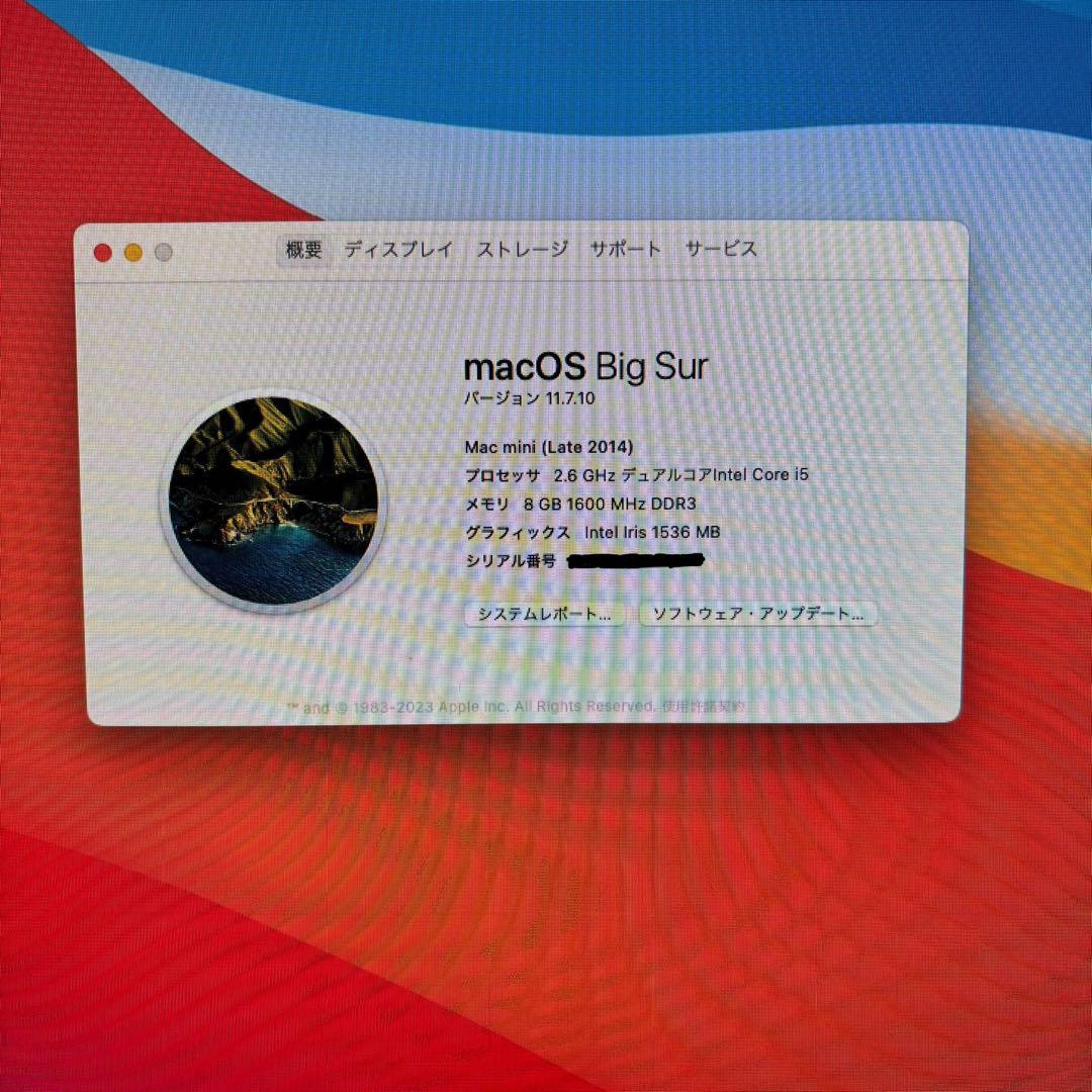 Macデスクトップ Apple Mac mini 1TB(Late 2014)