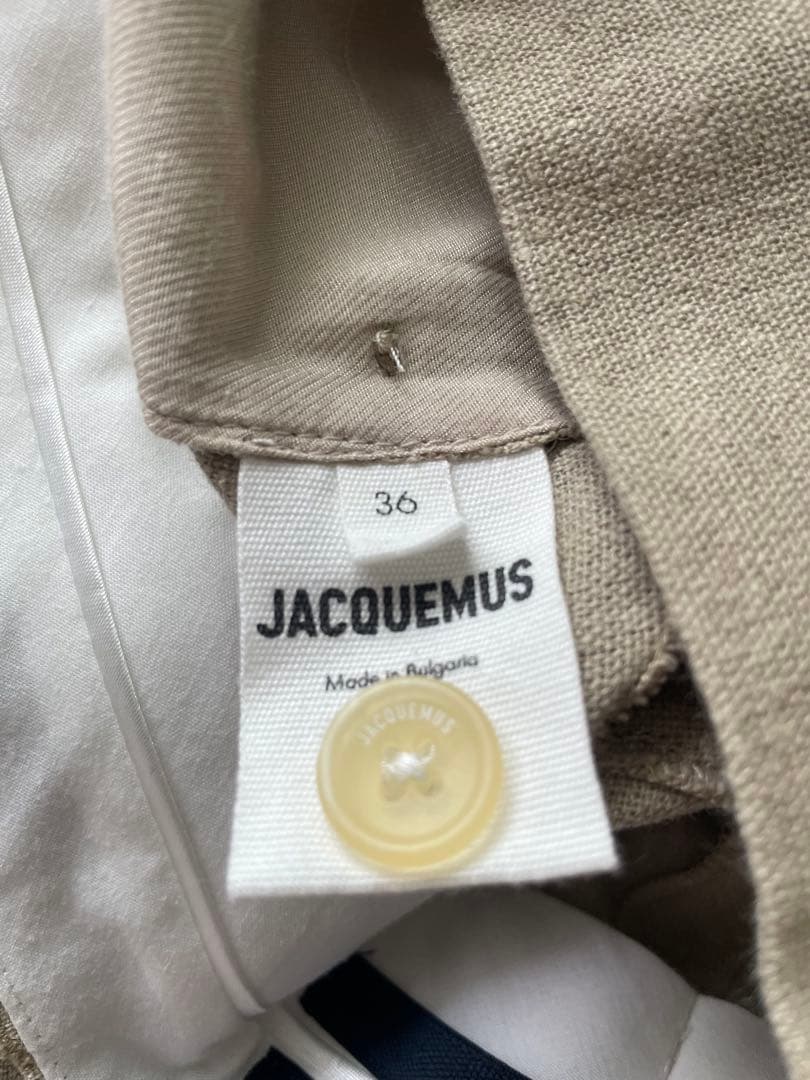 フロントタック ストレートパンツジャックムス