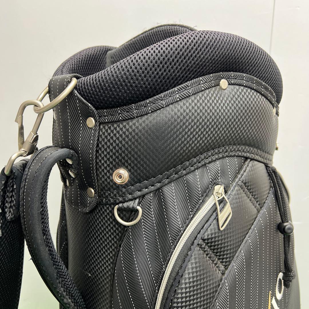 ゼクシオ　XXIO ブラック　メンズ　9インチ ゴルフバッグ　キャディバッグ