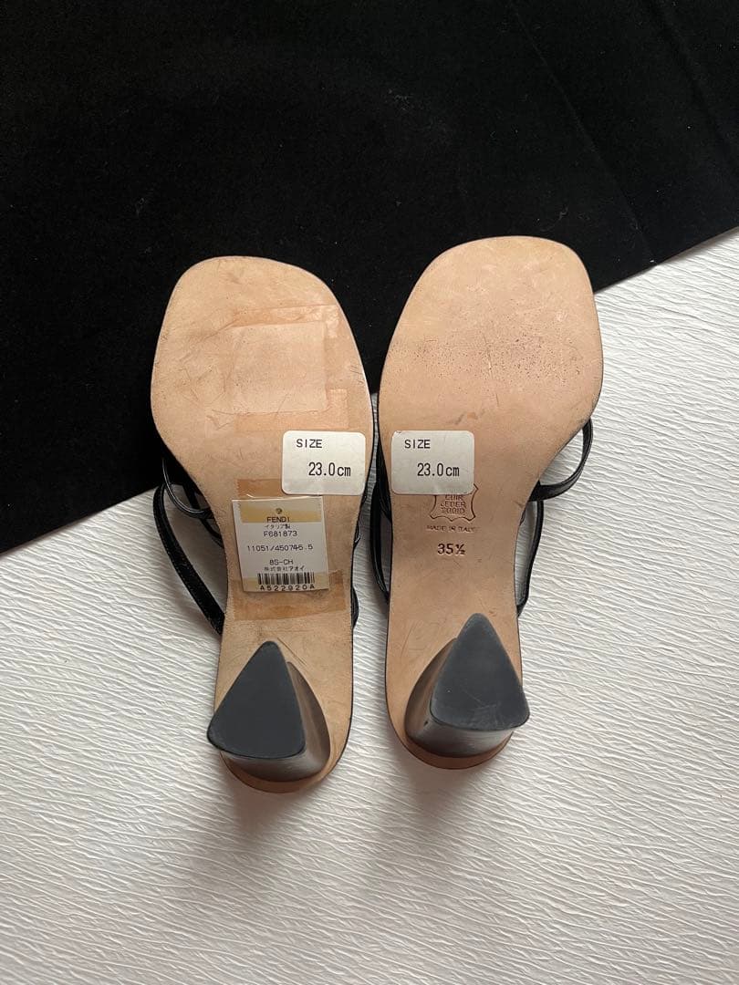 新品未使用 FENDI フェンディ ズッカ柄 サンダル イタリア製　351/2