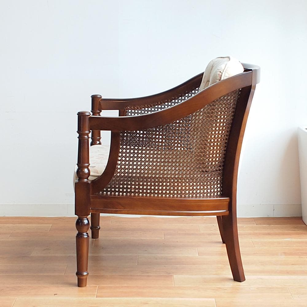 カリモク/karimoku コロニアル 1人掛けソファ A レトロ ビンテージ