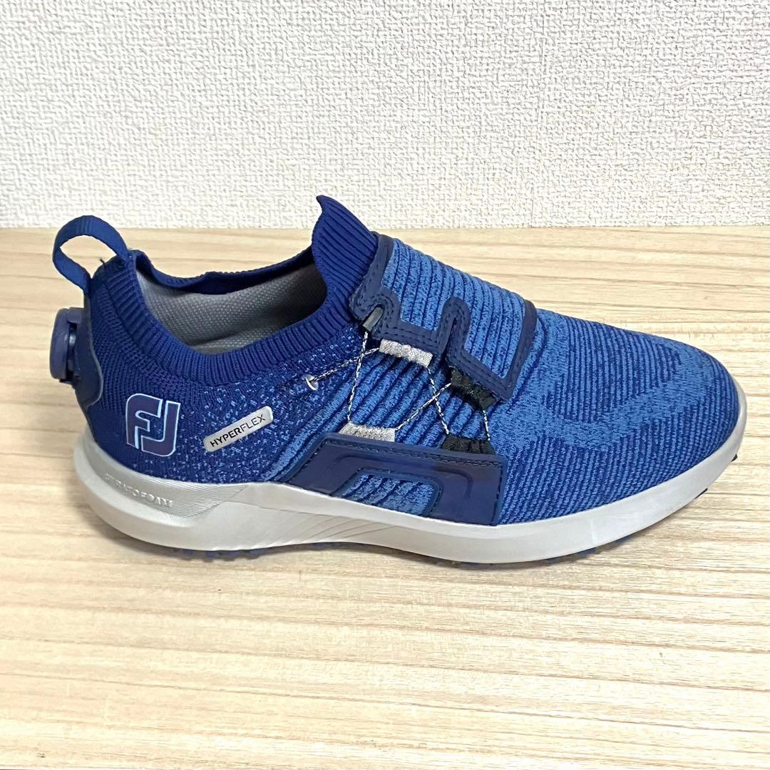 未使用品 FootJoyボア 防水ゴルフシューズ ネイビー 26cm