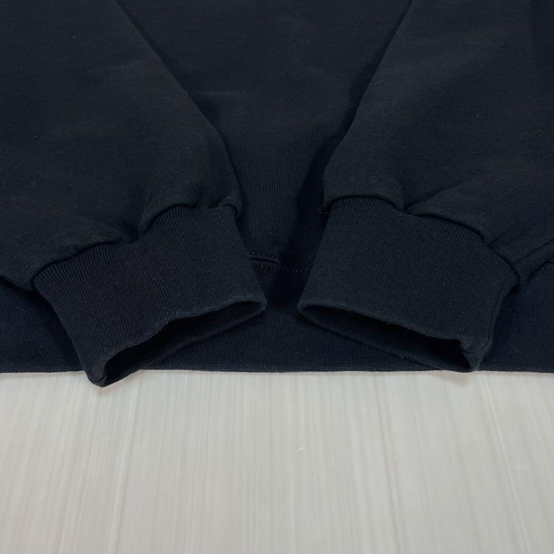 たっく様☆チャンピオン スウェット XL ブラック 黒 裏起毛 刺繍ロゴ 袖ロゴ