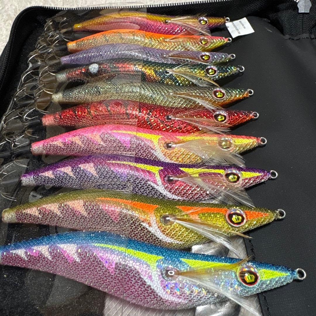 k*n様 極美品スクイッドマニア3.5号20本まとめ売り40 本収納エメラルダス