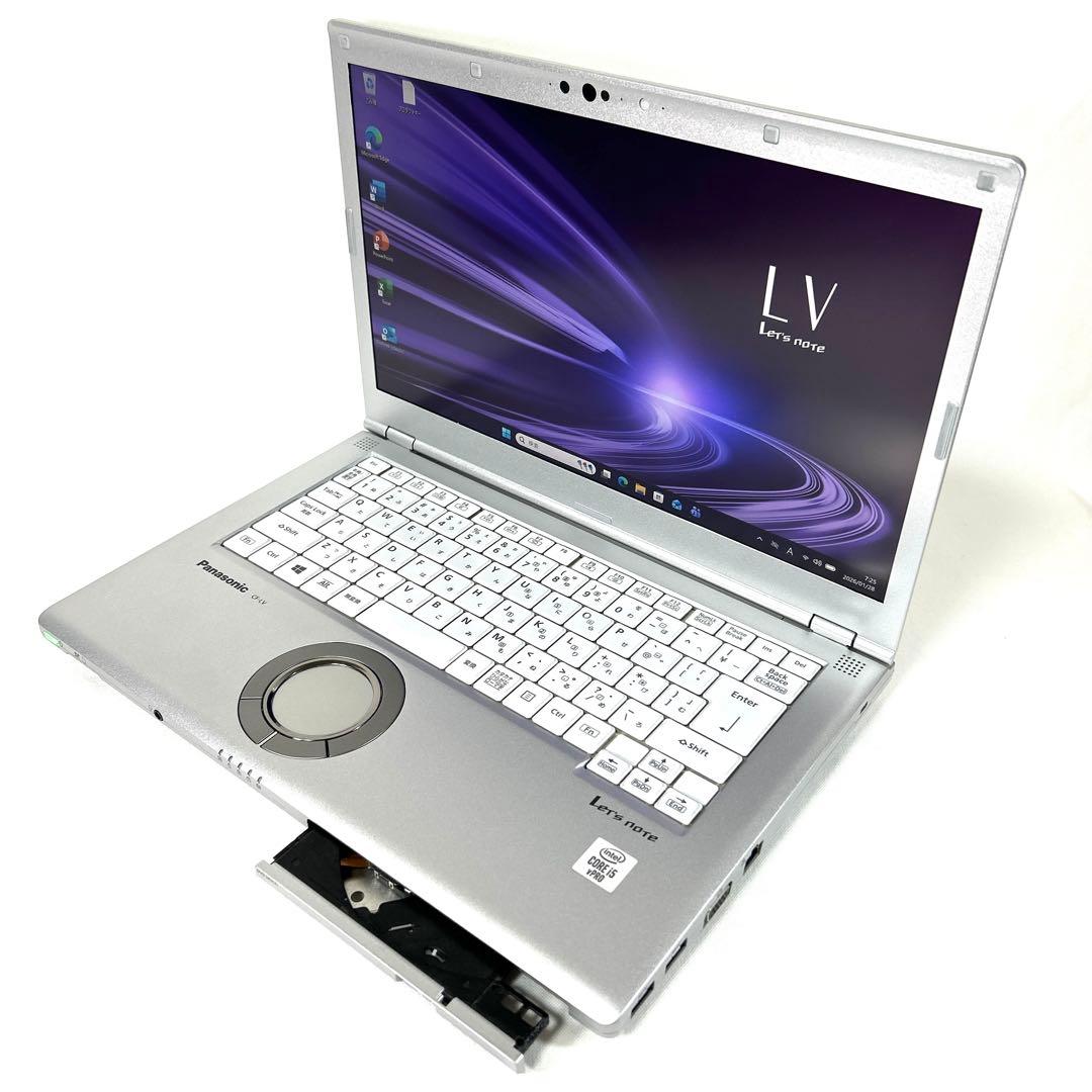 美品 Panasonic Let's note LV9 i5 256GB DVD