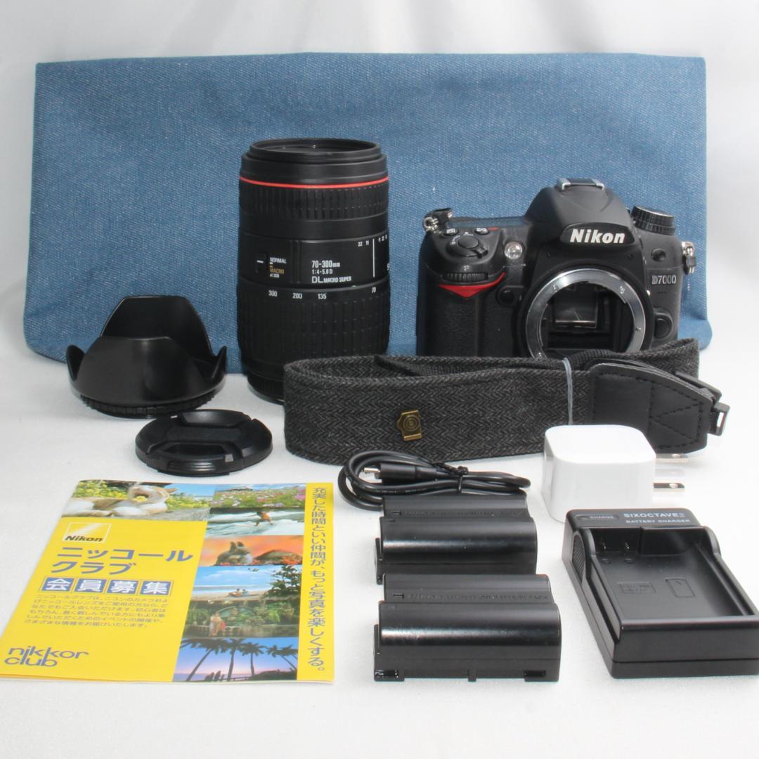 ❤️予備バッテリー&カメラバッグ付❤️ニコン D7000 超望遠レンズセット❤️