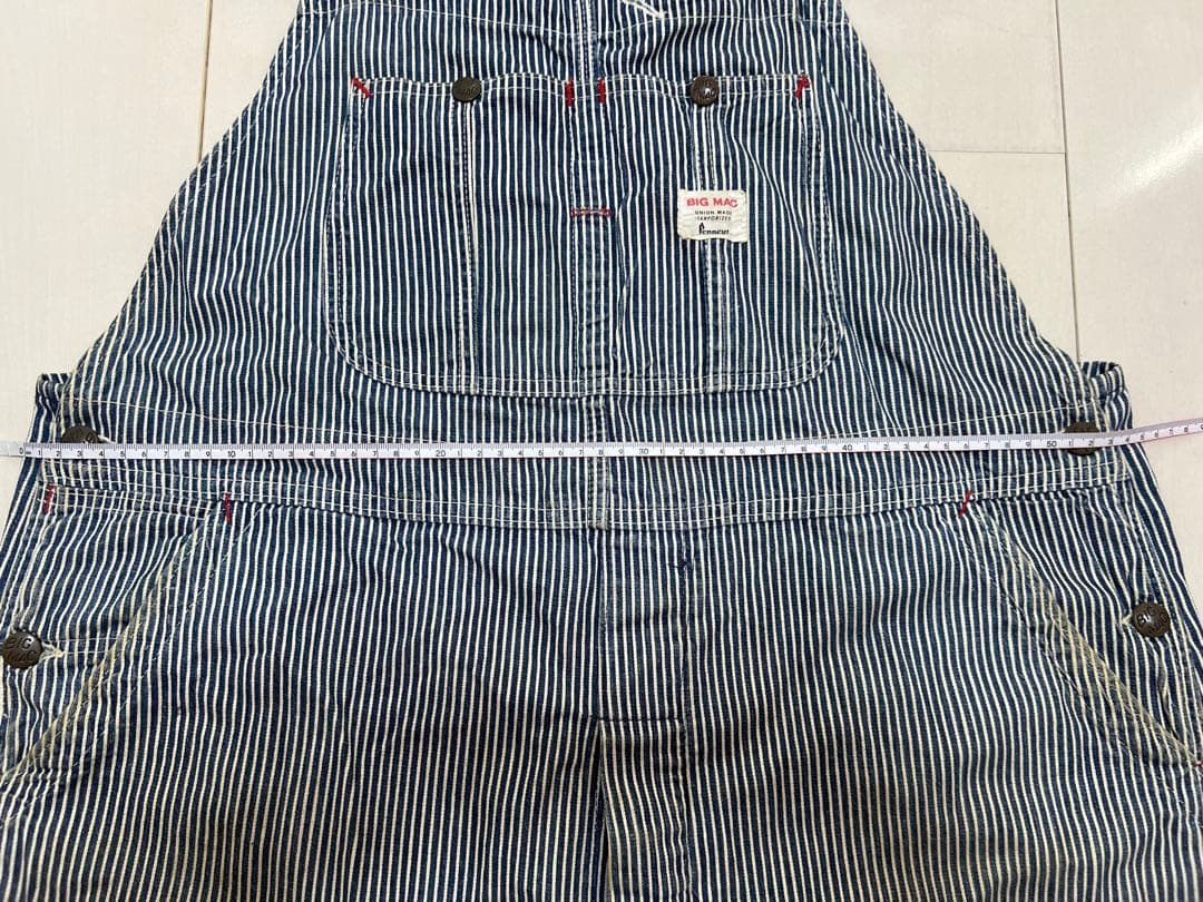 ビッグサイズ 60s BIGMAC オーバーオール ヒッコリー USA製 50s