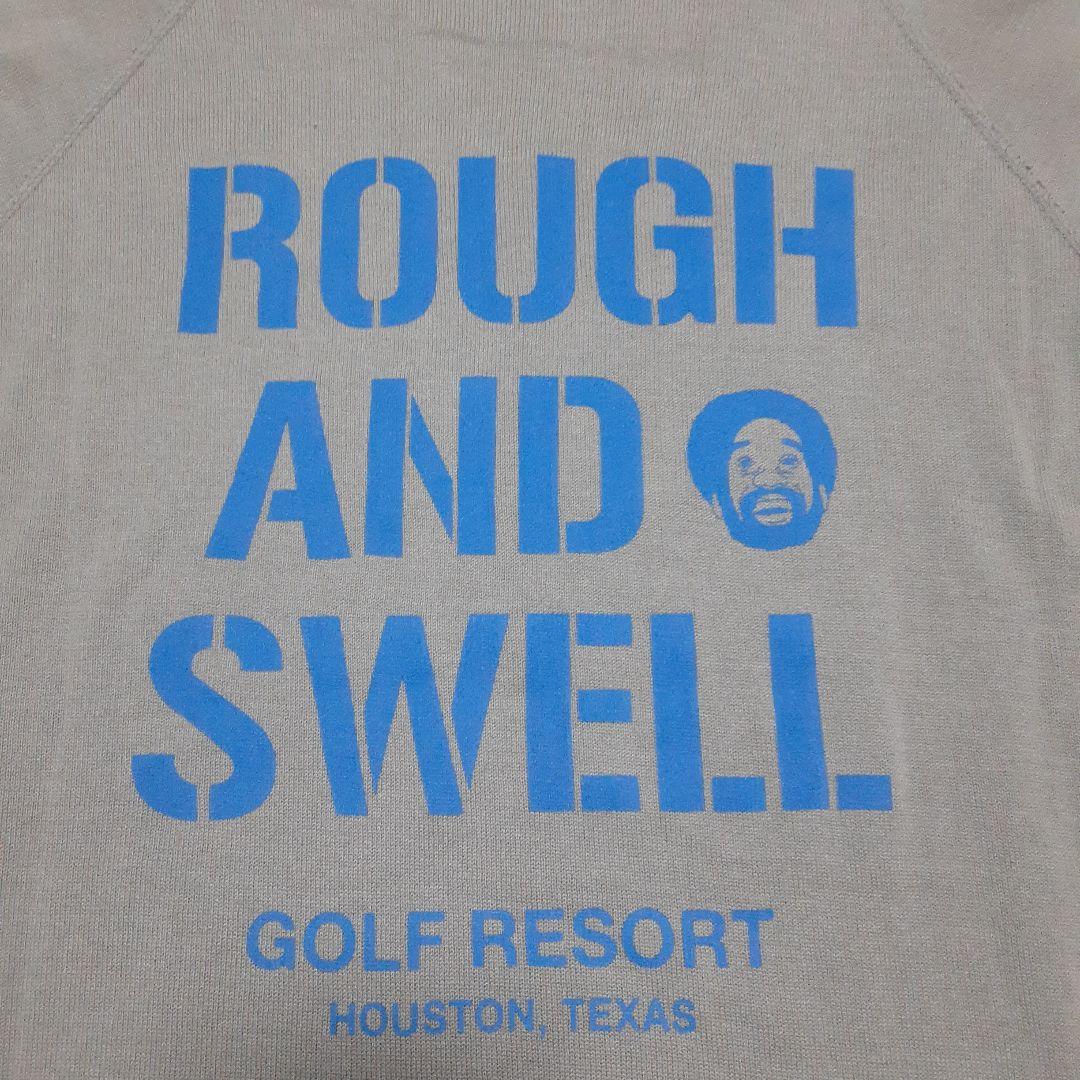 rough and swell ラフアンドスウェル　両面ロゴ　ニットセーター