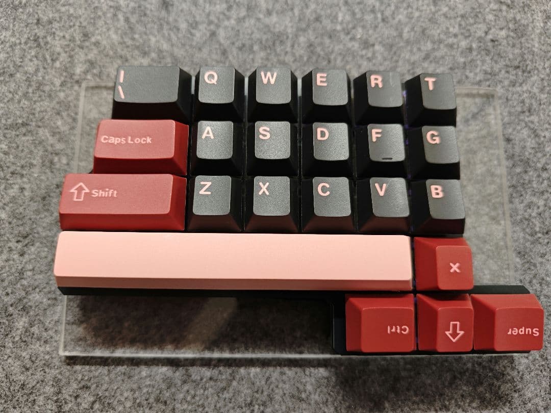 自作分割型キーボード フルセット spaice47