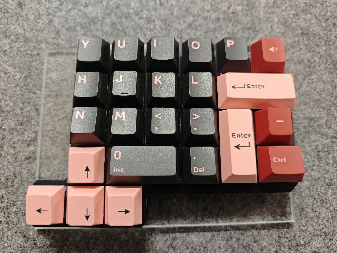 自作分割型キーボード フルセット spaice47