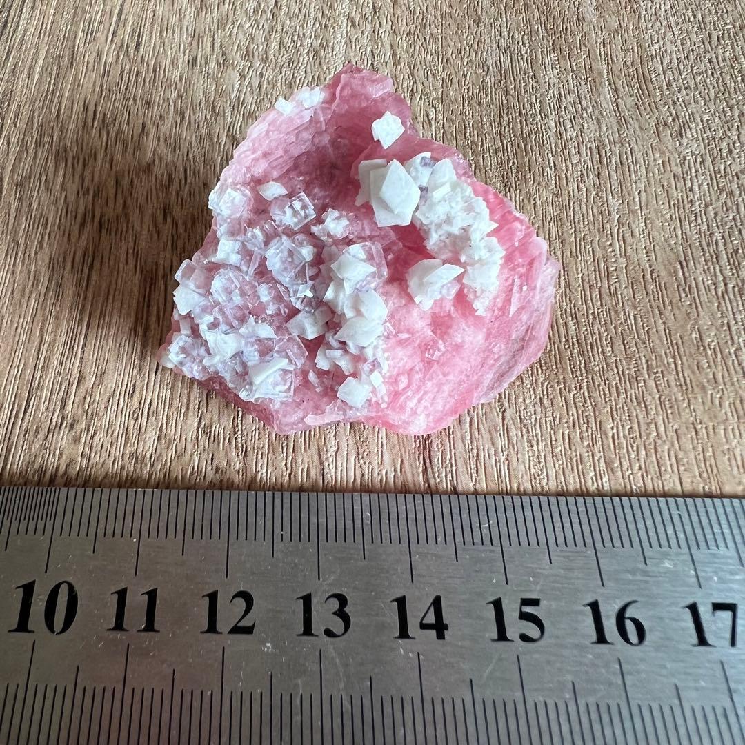 ロードクロサイト フローライト パイライト 42g 鉱物 標本 原石