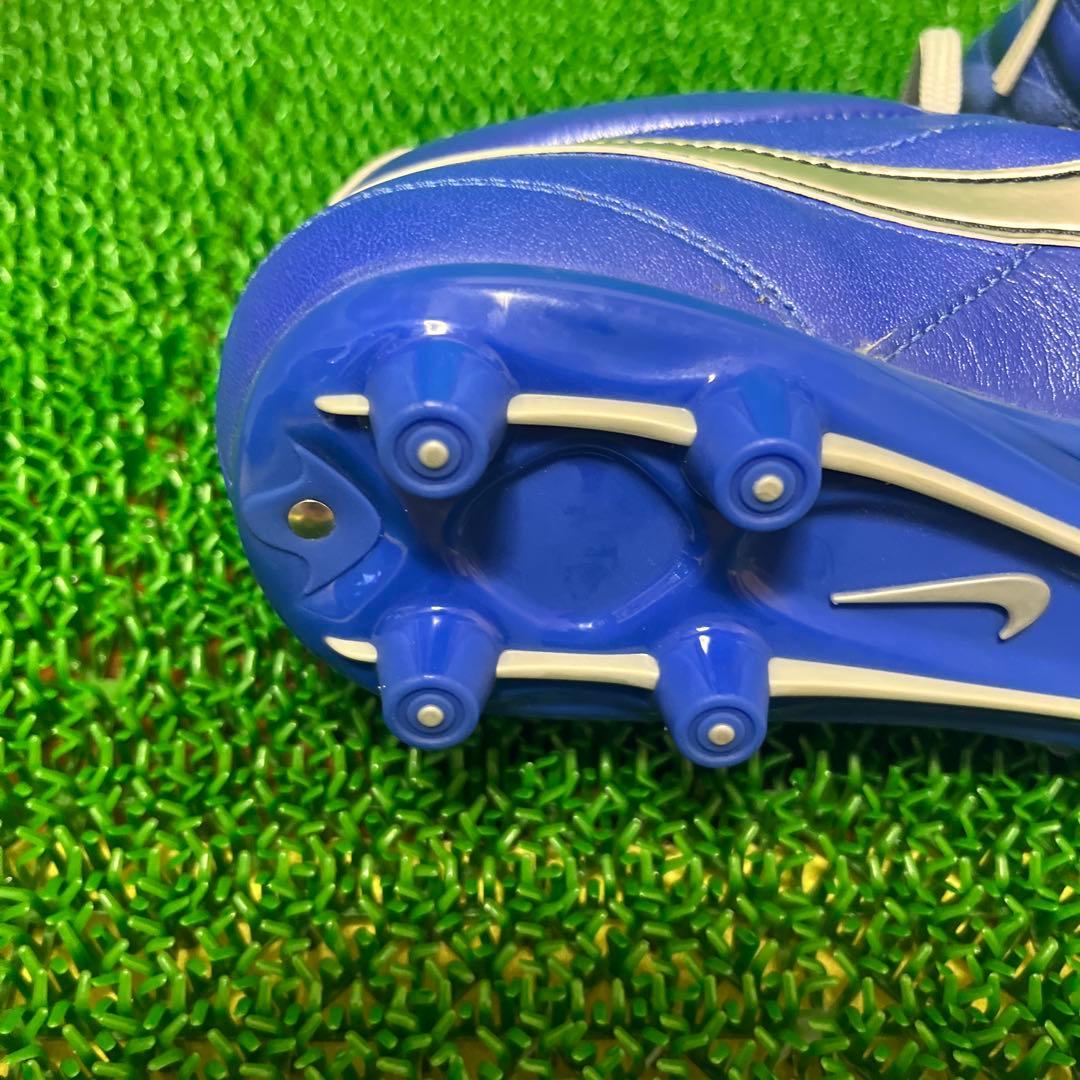 ナイキ サッカースパイクティエンポ リゲラHG-E AF(ブルー×シルバー)