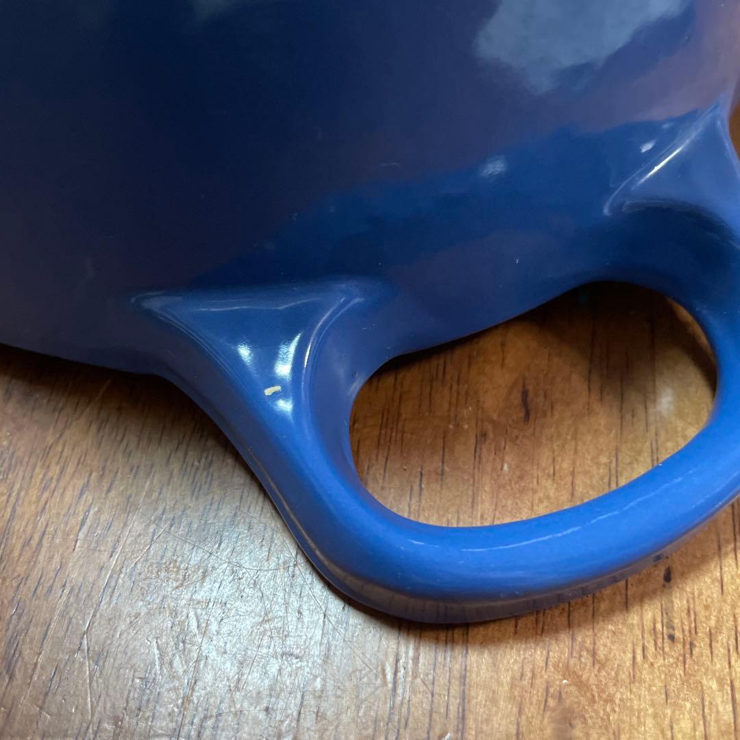 ルクルーゼ ココットオーバル 25cm ブルー