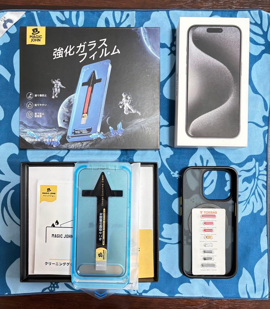 iPhone 15 Pro 1TB 整備済交換品BT100% 付属品完備＋おまけ