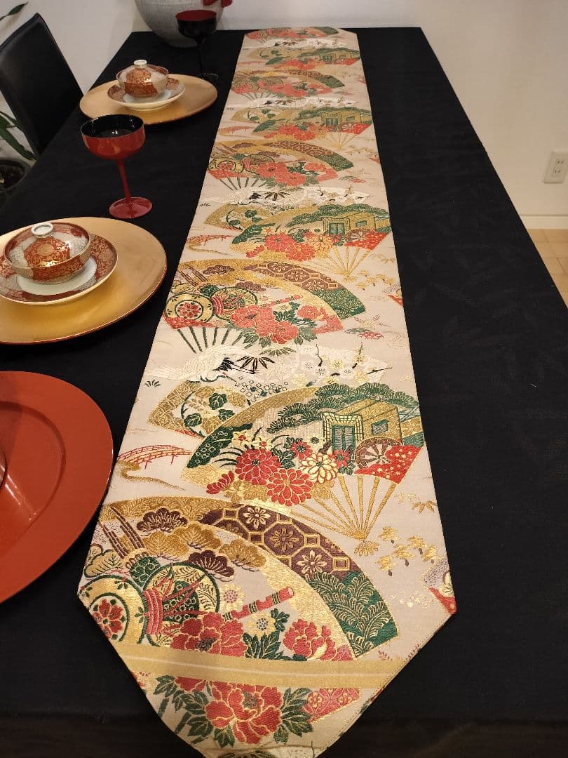 A932高級‼️ひな祭り‼️花嫁衣装帯‼️1ｍ95cm