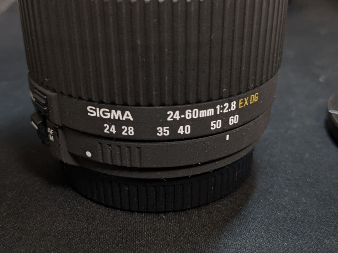 SIGMA 24-60mm 1:2.8 EX DG Canon EF フード付き