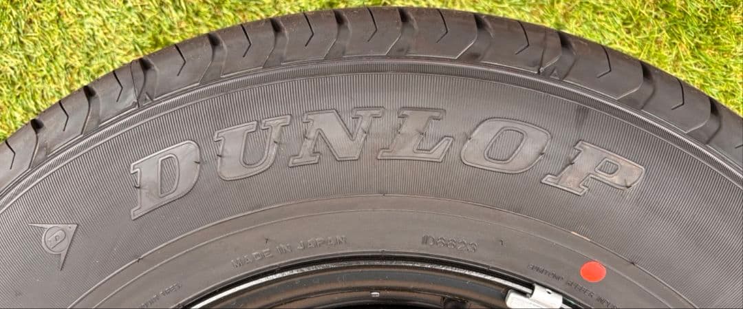 トヨタ ハイエース 新車外し DUNLOP SP175N ホイールセット 4本