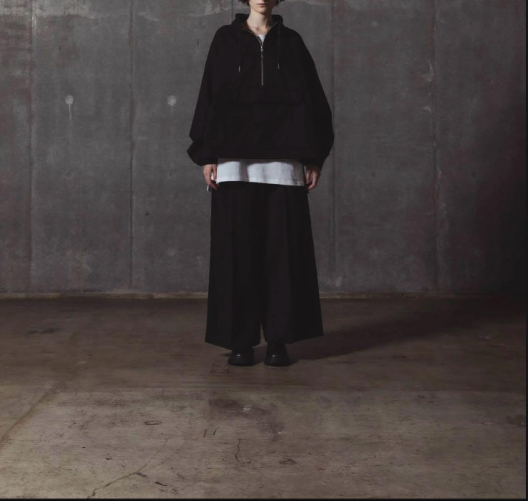 harapeco twill セットアップ ハーフジッププルオーバー パンツ 黒