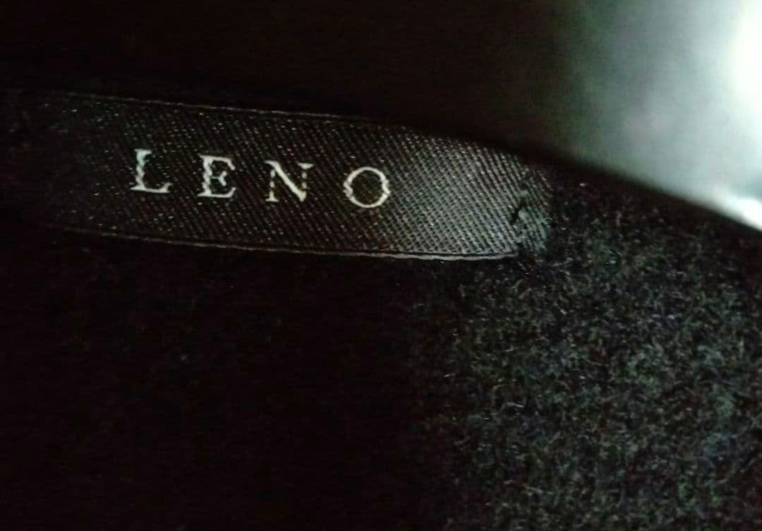 最終値下！LENO(リノ) ウールカシミヤロングダッフルコート黒　Lサイズ