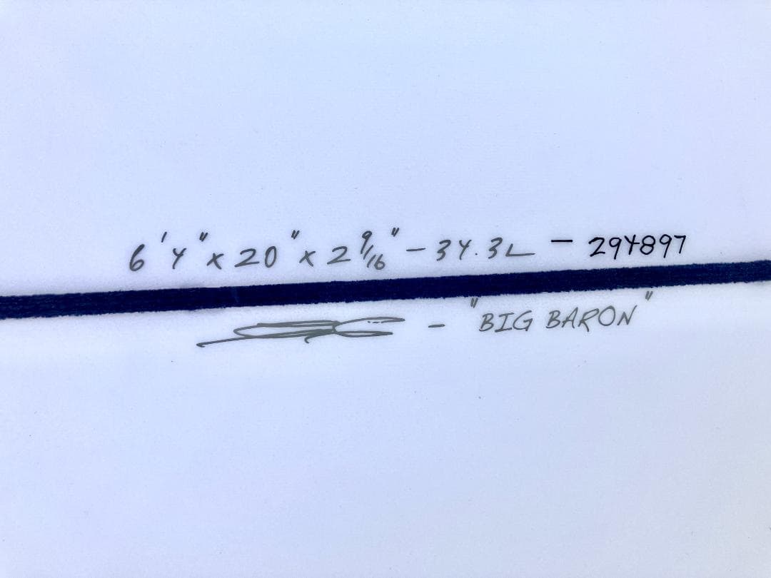 JS BIG BARON サーフボード 6'4\" ミッドレングス