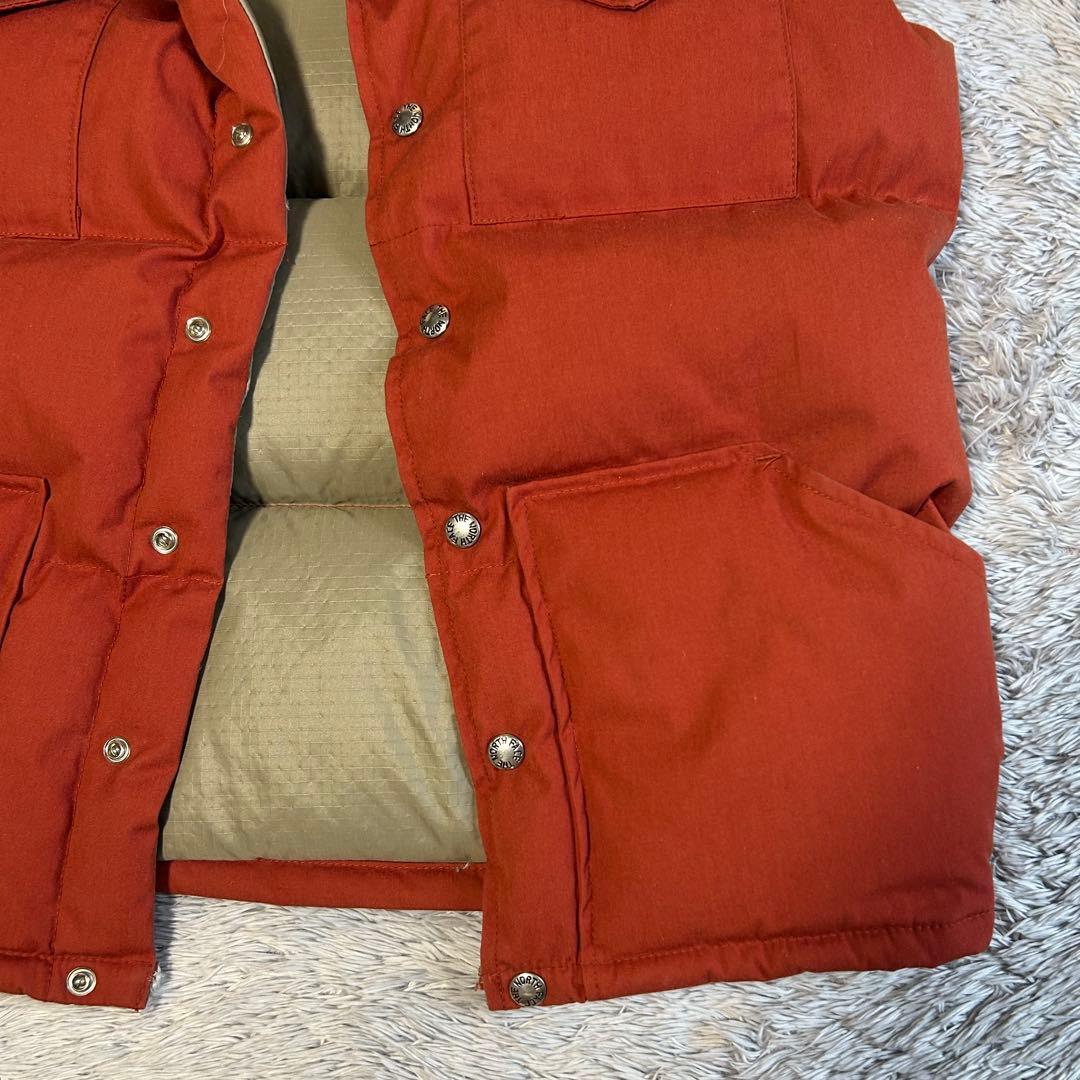 THE NORTH FACE ザノースフェイス　ダウンベスト　アメリカ製　茶タグ