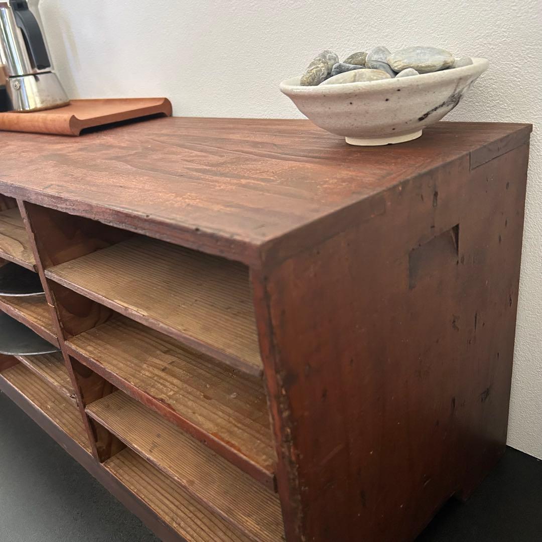 みい　収納棚　棚　ショーケース　古家具　レトロ　アンティーク　ヴィンテージ