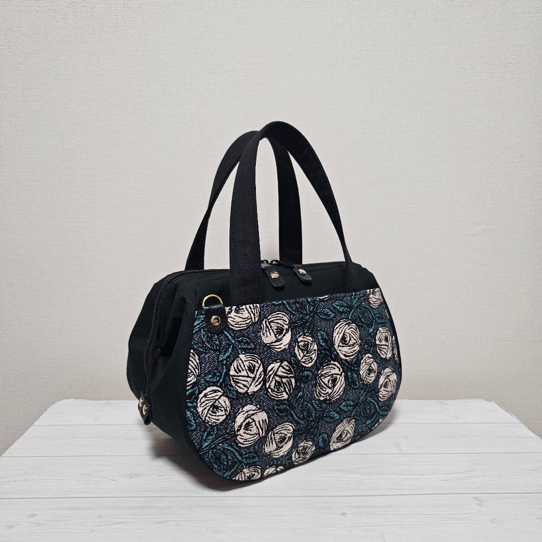 r.ぽってりボストンL rosy ブルーグリーン ミナペルホネン