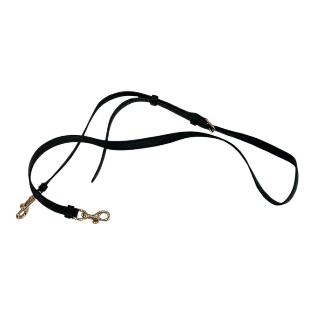 極美品 コーチ ショルダーバッグ ブラック レザー C4084 ハンドル無し