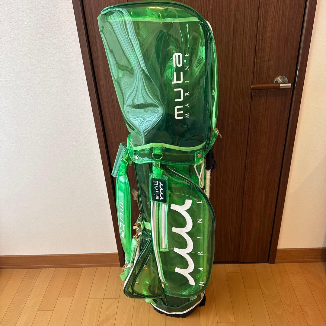 muta キャディバッグ 透明・緑