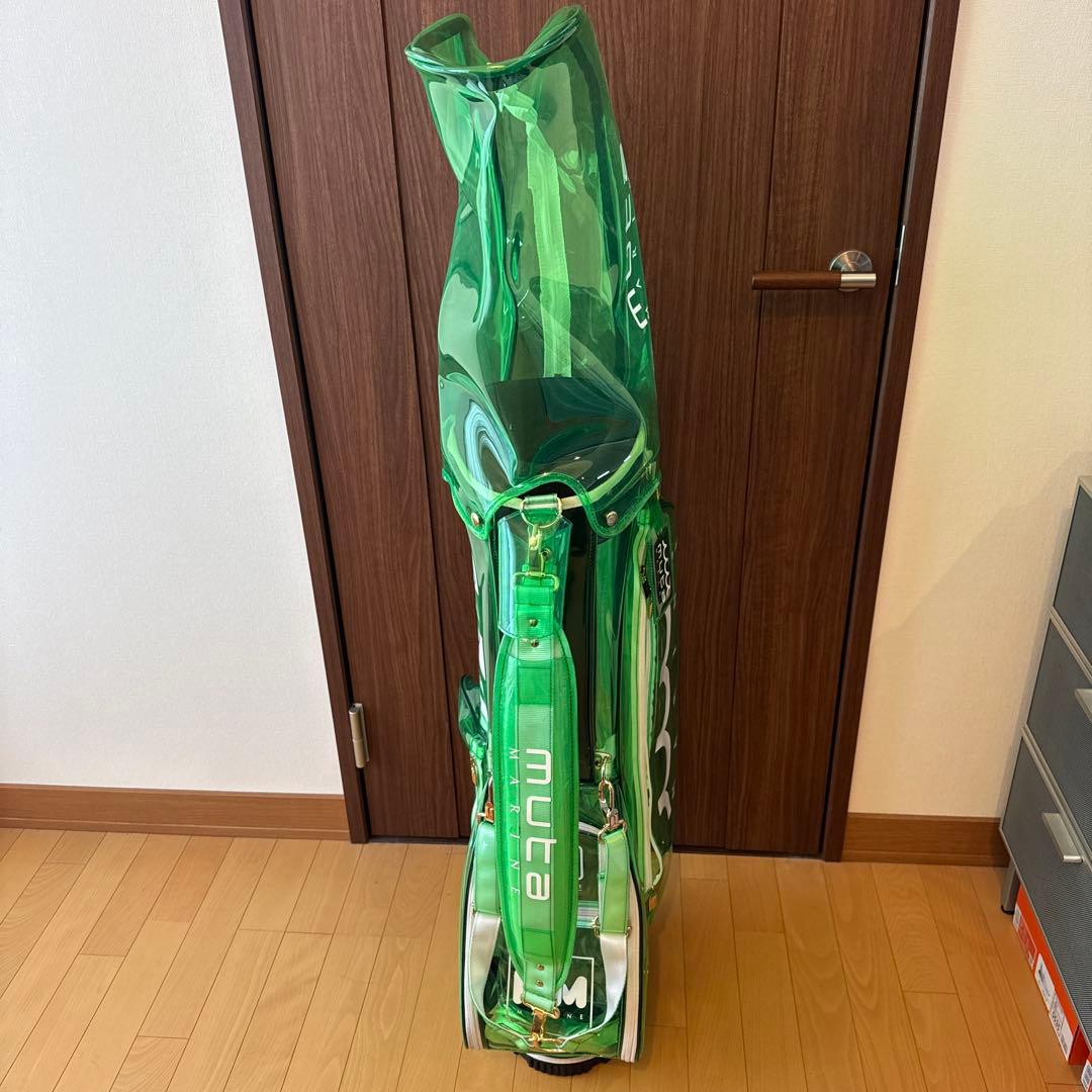 muta キャディバッグ 透明・緑