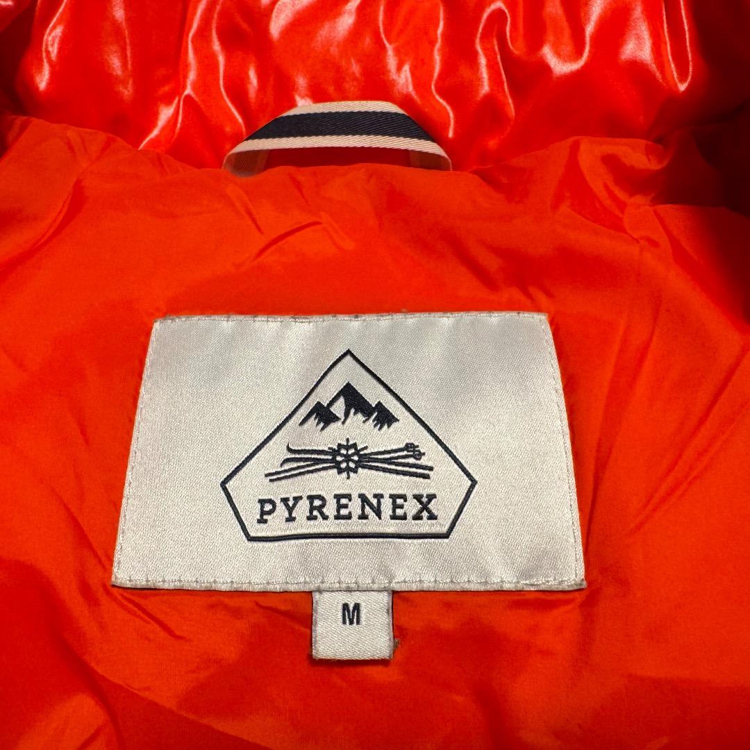 PYRENEX ダウンジャケット フード付/ピレネックスブルゾンコート美品