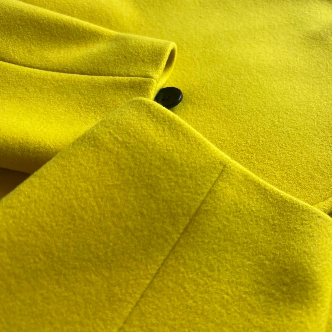 【UNITED ARROWS】鮮やかイエローピーコート36