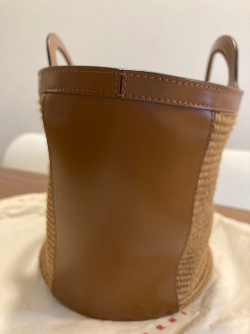 MARNI かごバッグ ブラウンTROPICALIA BAG SMALL