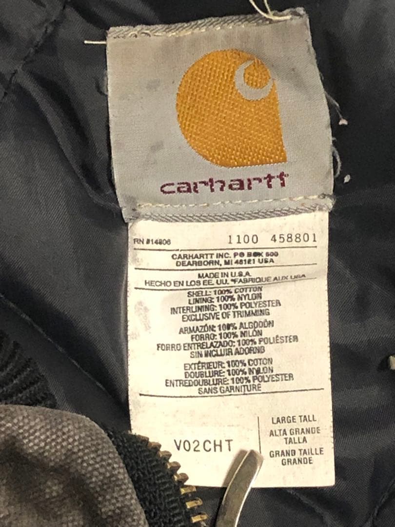 げ*し様 Carhartt ダックベスト USA製 腰ゴム ＬサイズTall