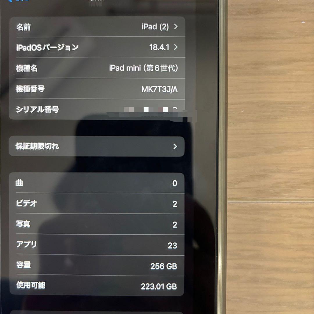Apple iPad mini6 256GB WiFiモデル