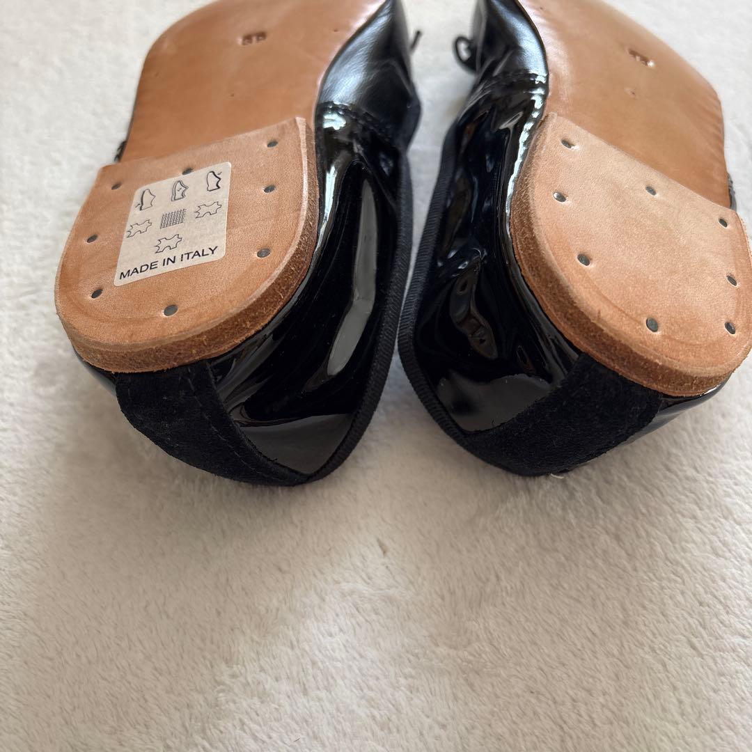 未使用級✨A.P.C. ポルセリブラック バレエシューズ　黒　ブラック　39