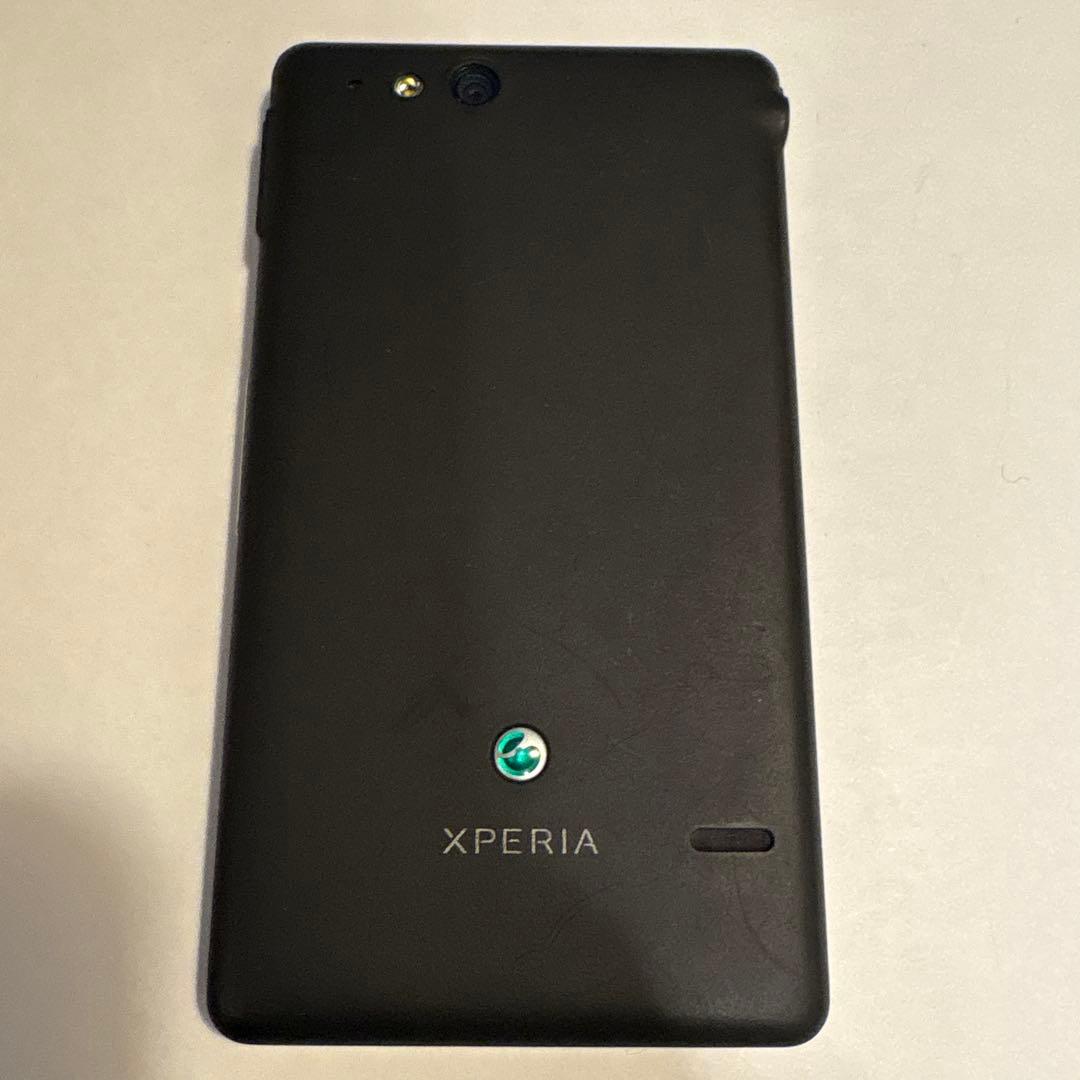 SONY Xperia go ST27i ブラック SIMフリー