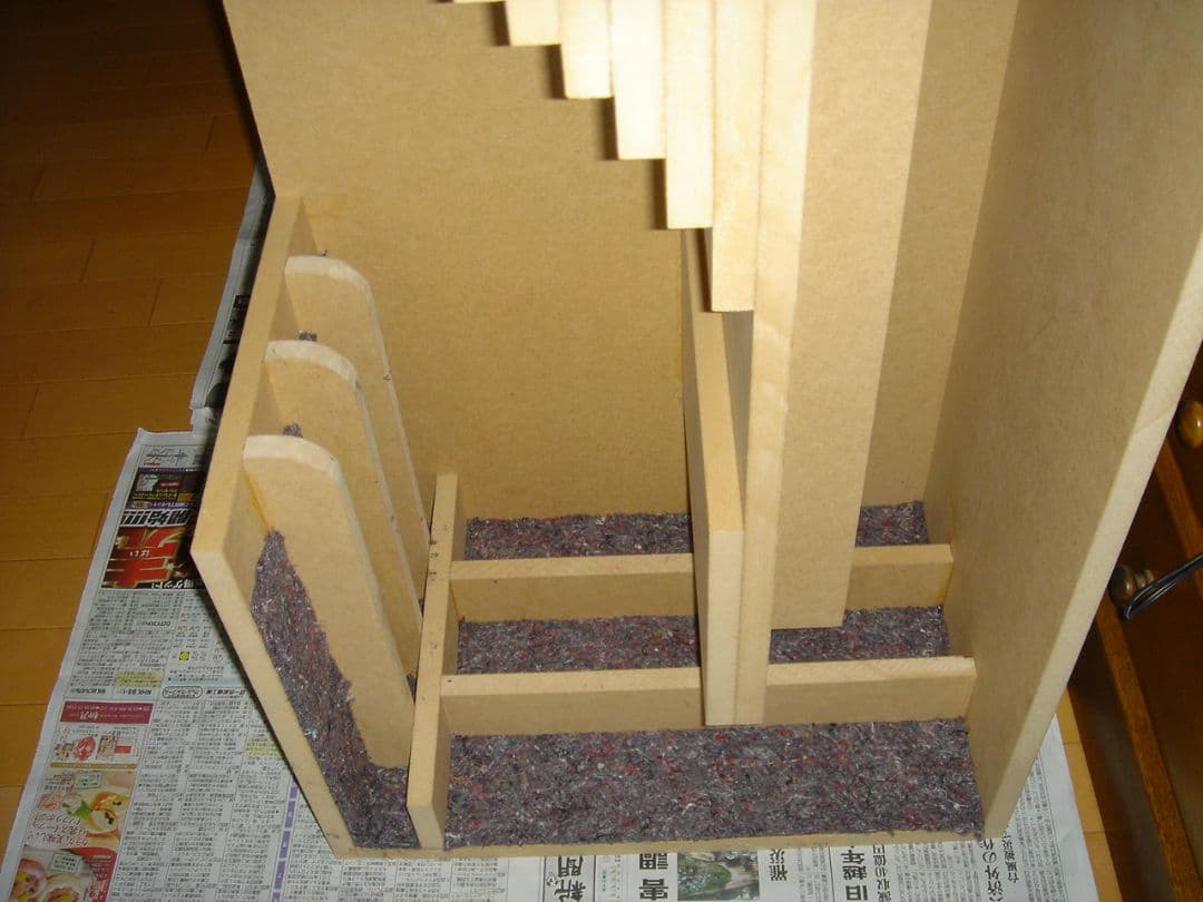 バックロードホーンFostex FE208Ｅ∑　自作品　北海道引取り限定