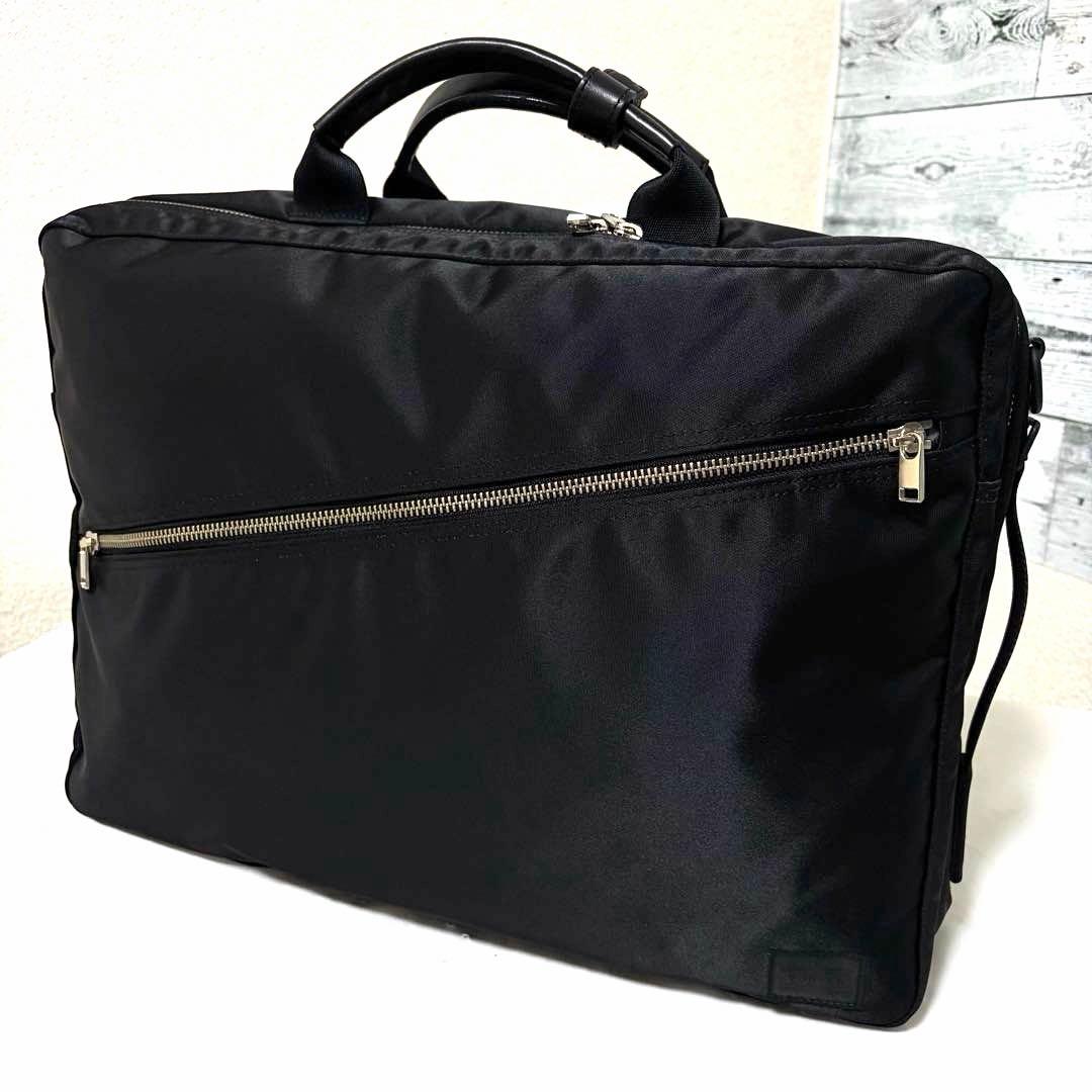 新品同様✨ポーターリフト ビジネスバッグ3way 2層 A4可 黒 吉田カバン