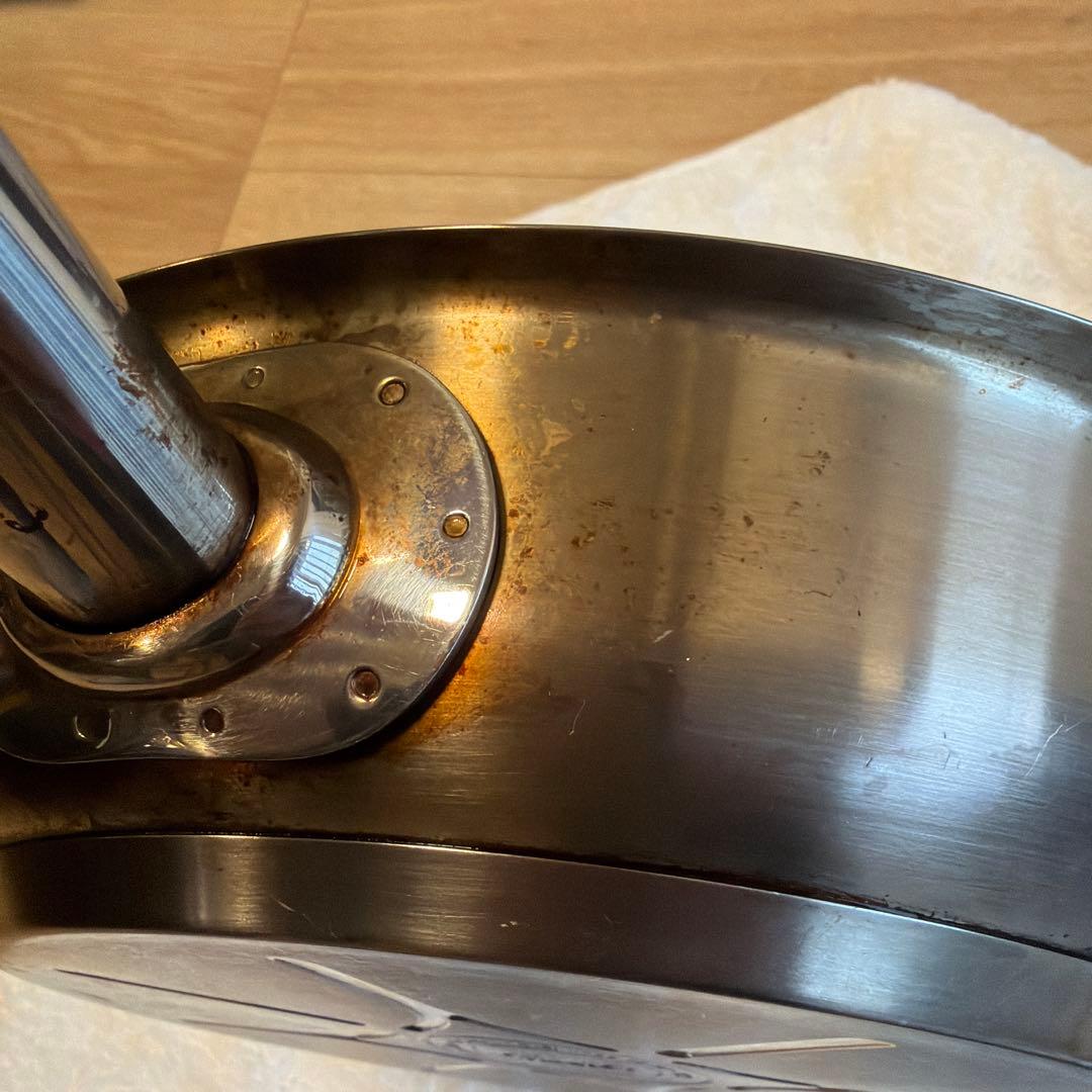 Fissler ステンレススチール フライパン24センチ