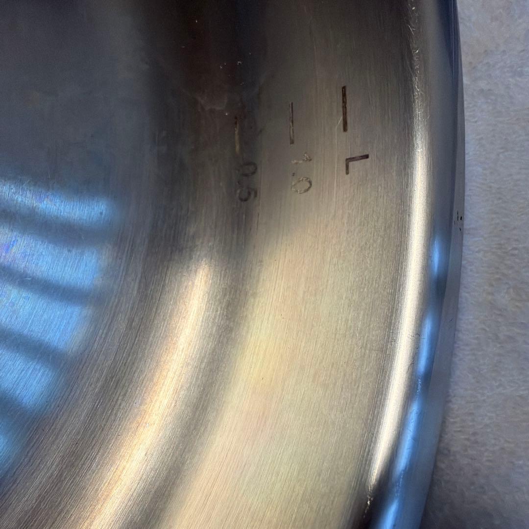 Fissler ステンレススチール フライパン24センチ